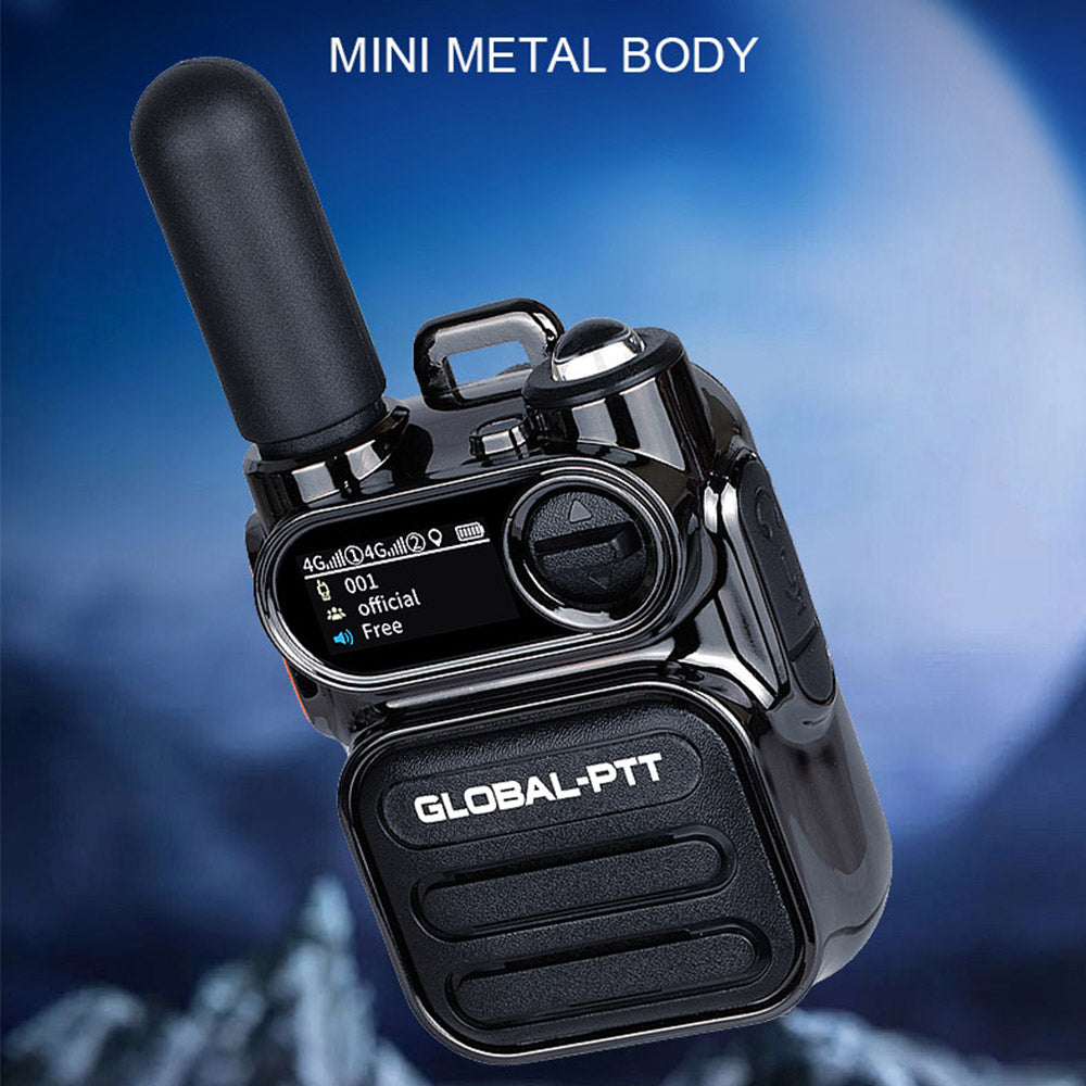 Unlimited Range - Nationwide 4G LTE Global PTT Long Range Walkie Talkies Set of 2 - No Monthly or Subscription Fees