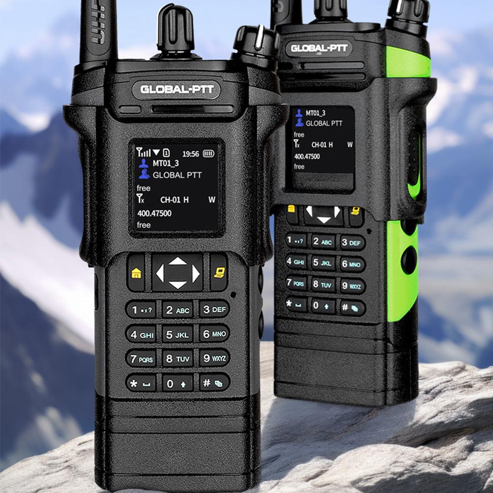 2-Pack 4G LTE PoC and Analog UHF Two-Way Radios, Nationwide PTT Unlimited Range Walkie Talkie - Included 1-Year Data Plan