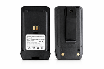 2-Pack Original Replacement Rechargeable Battery with Belt Clip for global-ptt PoC Radios